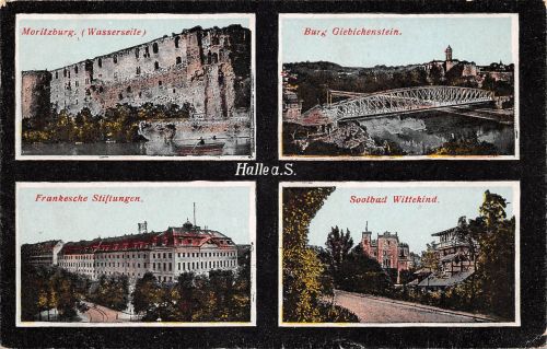 Halle (Saale) - Mehrbildkarte gl1915 190.419