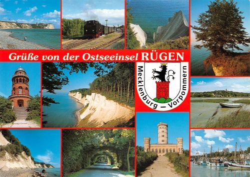 Insel Rügen Mehrbildkarte ngl 190.505