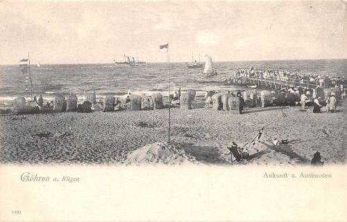 Göhren auf Rügen Ankunft und Ausbooten ngl 190.512