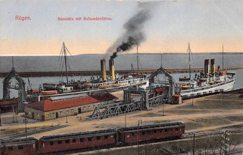 Sassnitz auf Rügen Schwedenfähre ngl 190.514