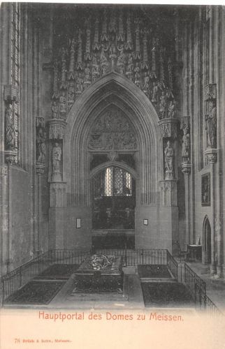 Meissen a. Elbe Dom Hauptportal ngl 190.727