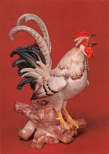 Meissen a. Elbe Schauhalle Hahn auf Holzstoß ngl 190.808