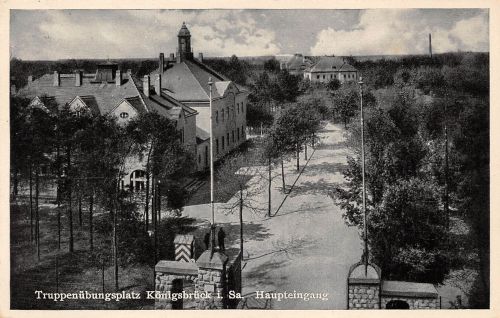 Königsbrück /Sa. Truppenübungsplatz Haupteingang feldpgl1940 190.873