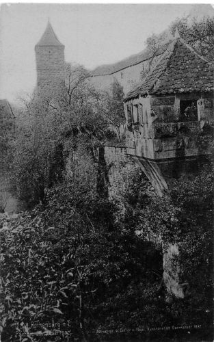 Rothenburg a.d.Tauber Partie am Röderthor ngl 190.934