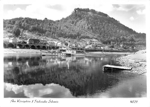 Königstein (Sachsen) Teilansicht gl1982 191.008