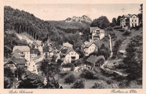 Rathen (Sächsische Schweiz) Panorama gl 191.069