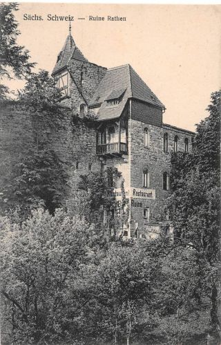 Rathen (Sächsische Schweiz) Ruine Rathen ngl 191.077