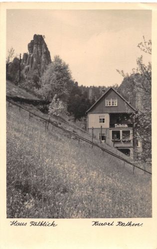 Rathen (Sächsische Schweiz) Haus Talblick Fotokarte ngl 191.078