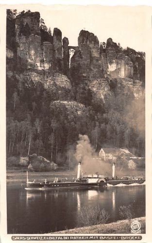 Rathen (Sächsische Schweiz) mit Bastei ngl 191.087