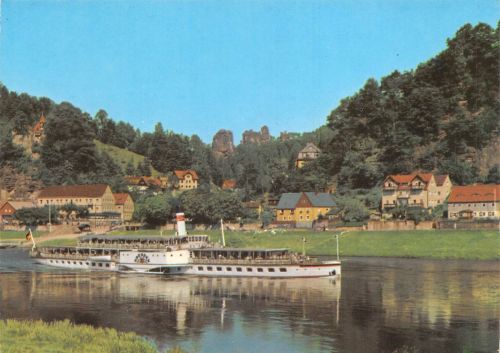 Rathen (Sächsische Schweiz) Blick zum Talwächter ngl 191.091