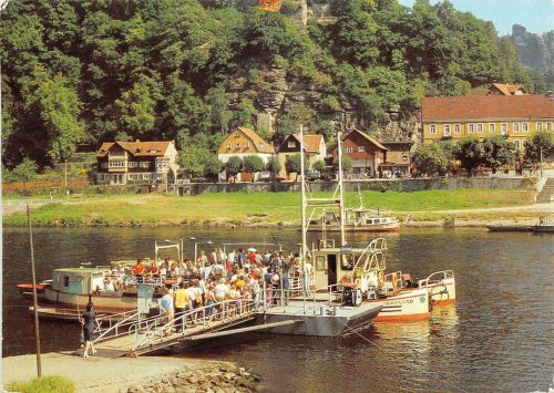Rathen (Sächsische Schweiz) Seilfähre gl1989 191.099