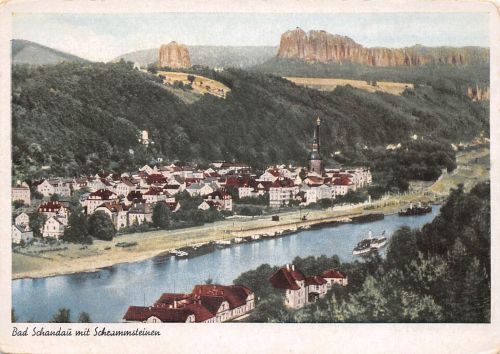 Bad Schandau mit Schrammsteinen ngl 191.240