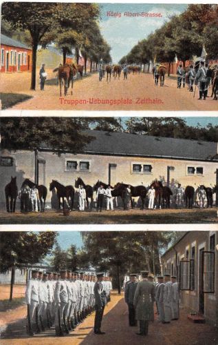 Zeithain Truppenübungsplatz Mehrbildkarte gl1912 191.543