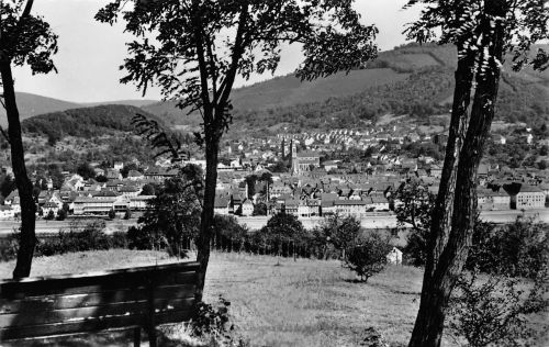 Eberbach a. N. Blick von der Ottohöhe gl1962 191.689