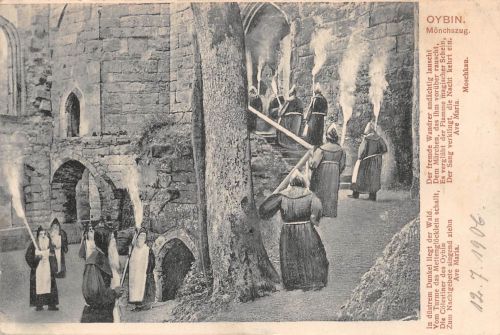 Oybin Ruine Mönchzug gl1906 192.833
