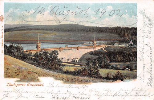 Einsiedel bei Chemnitz Thalsperre gl1902 193.133