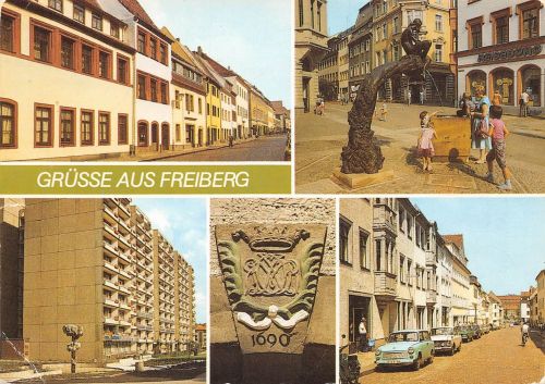 Freiberg (Sachsen) Mehrbildkarte gl 193.218