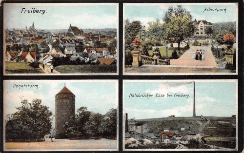 Freiberg (Sachsen) Mehrbildkarte gl 193.220