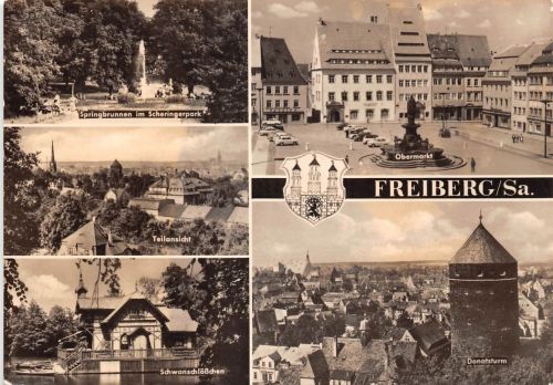 Freiberg (Sachsen) Mehrbildkarte gl1969 193.222