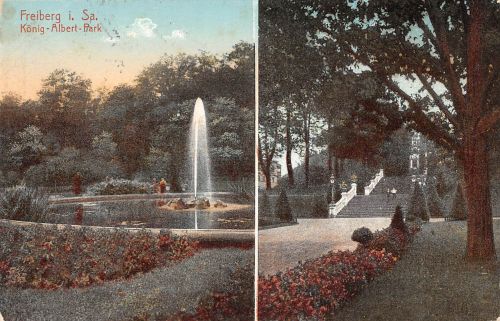 Freiberg (Sachsen) Mehrbildkarte, mit Militärstempel gl1915 193.223