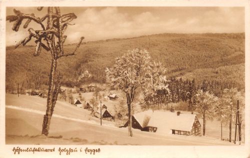 Holzhau i. Erzgeb. Panorama im Winter gl1942 193.236
