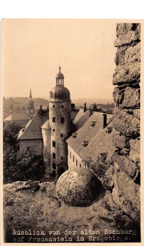 Frauenstein (Erzgebirge) Teilansicht Fotokarte gl1939 193.278