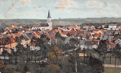 Sayda i.Erzgebirge Panorama gl1909 193.309