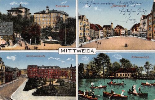 Mittweida in Sachsen Mehrbildkarte gl1925 193.352