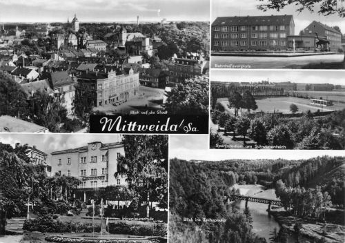 Mittweida in Sachsen Mehrbildkarte gl1977 193.354