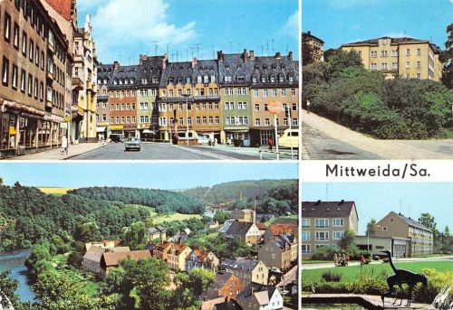 Mittweida in Sachsen Mehrbildkarte gl1987 193.355