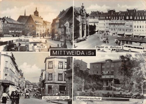 Mittweida in Sachsen Mehrbildkarte gl1967 193.356