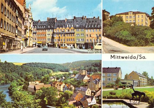 Mittweida in Sachsen Mehrbildkarte ngl 193.358
