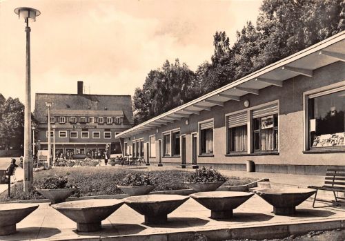 Kriebstein Talsperre HO-Gaststätte und Ladenstraße ngl 193.364