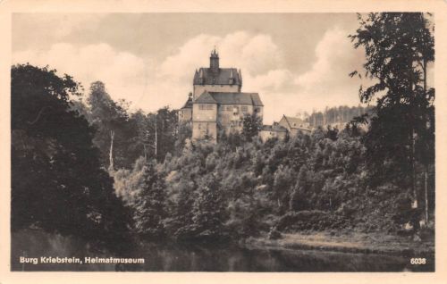 Kriebstein Burg Heimatmuseum gl1956 193.368