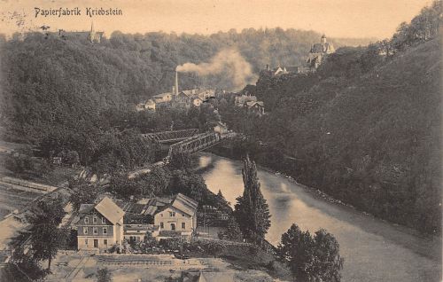 Kriebstein Papierfabrik gl1914 193.370