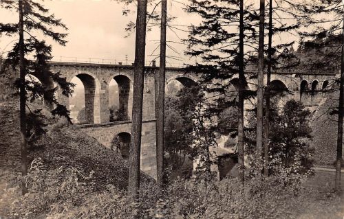 Frankenberg i.S. Eisenbahnbrücke über das Lützeltal gl1958 193.381