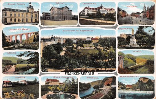 Frankenberg i.S. Mehrbildkarte gl 193.384