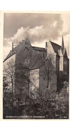 Frankenberg i.S. Schloß Sachsenburg Gauführerinnenschule feldpgl1940 193.386