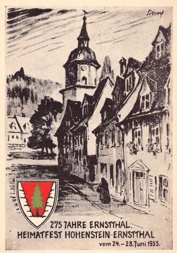 Hohestein-Ernstthal Heimatfest 275 Jahre Künstlerkarte ngl 193.428