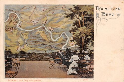 Rochlitz Panorama vom Berg aus gesehen gl1911 193.466