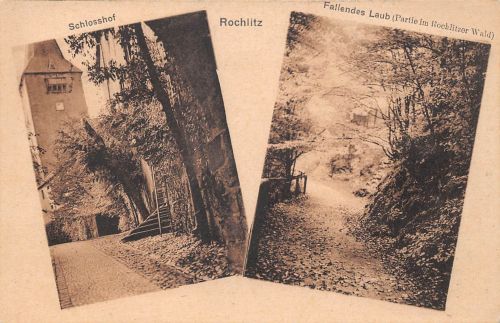 Rochlitz Mehrbildkarte mit Militärstempel gl1915 193.468