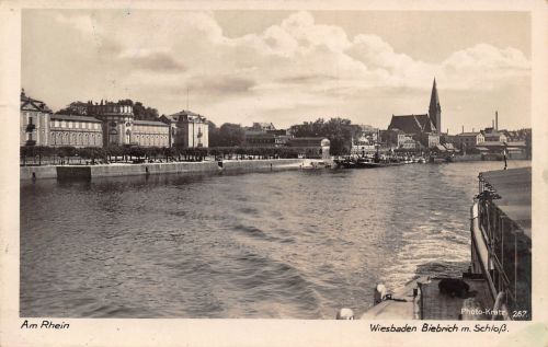 Wiesbaden-Biebrich mit Schloss gl1931 193.492