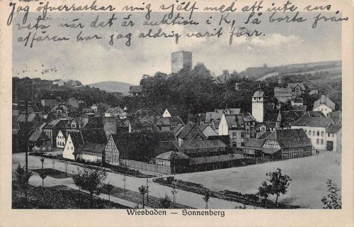 Wiesbaden Ruine Sonnenberg gl1922 193.494