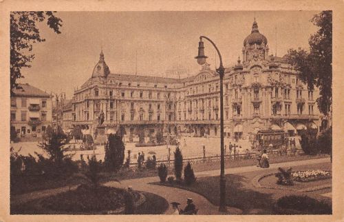 Wiesbaden Blick vom Blumengarten ngl 193.497