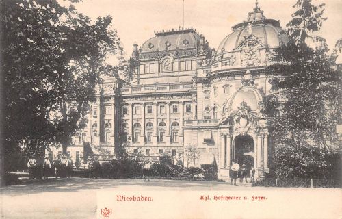 Wiesbaden Königl. Theater u. Foyer ngl 193.558