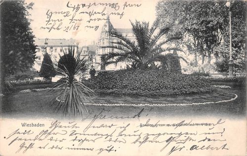 Wiesbaden Bowling Green mit Kaiser-Friedrich-Platz gl1905 193.576