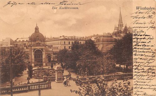 Wiesbaden Der Kochbrunnen gl1904 193.582