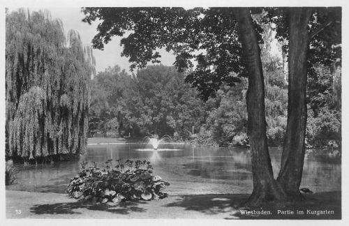 Wiesbaden Partie im Kurgarten ngl 193.624