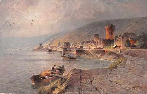 Rüdesheim a. Rhein Panorama Künstlerkarte gl1927 193.760