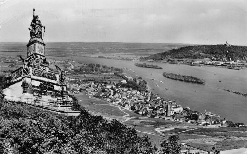 Rüdesheim a. Rhein Nationaldenkmal gl1957 193.785